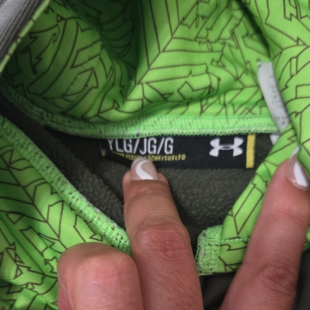 Under Armour Green Hoodie for Kids - Picture 3 of 8